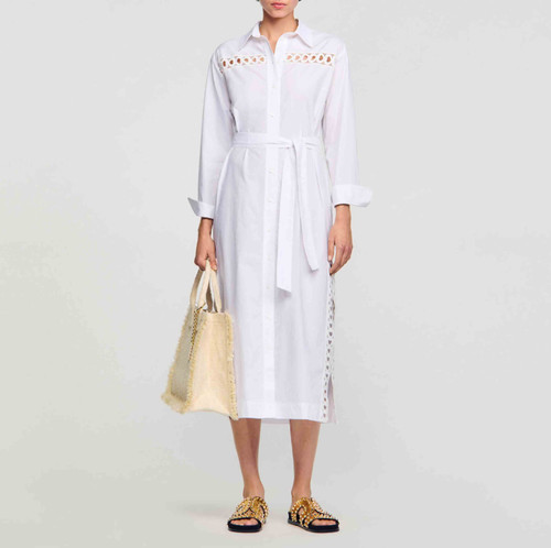 Sandro paris hemdblusenkleid - sandro,