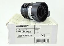 SÄLZER P220-649124 Nockenschalter Rotary Cam Switch 3 Stell. 20A 7,5kW 380-440V