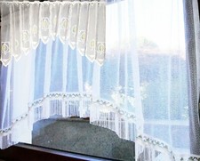 C-Bogen Scheibengardine in