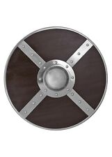 Rundschild aus Holz mit