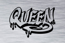 Aufkleber Queen Girl Auto Sticker Tuning JDM Decal Horror Halloween Bike LKW