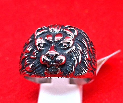 Edelstahl ring biker massiv - ring,