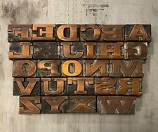 A-Z Buchstaben Kupfer Bleialphabet Buchstaben Letter Stempel Bleistempel Blei.