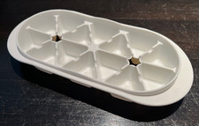 Tupperware Eiswürfelbehälter für Preludio Sektkühler #2424 Stapelbar, 22x10x3,5