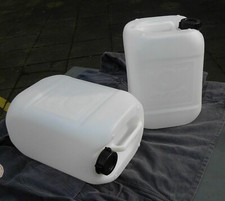 6 x Kanister für Trinkwasser aus Kunststoff à 10 Liter MIT 2 GRATIS SPANNGURTEN