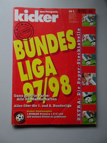 Kicker sonderheft bundesliga - sonderheft,