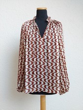 Rostrot braun creme Muster