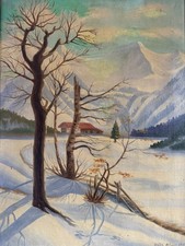 ANTIKES ÖLGEMÄLDE VON 1937