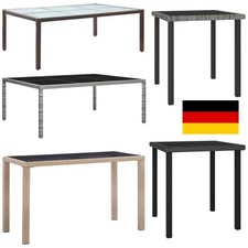 Poly Rattan Gartentisch
