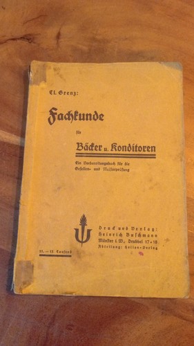 Fachkunde für bäcker und - fachkunde,