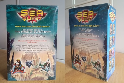 Sea quest books - sea, box