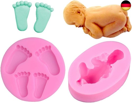 Baby fußabdruck silikonformen - fußabdruck,