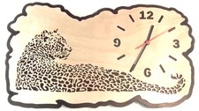 Designwanduhr holz Motiv