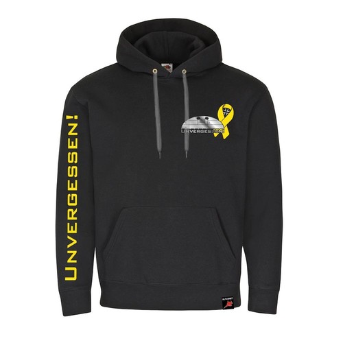 Hoodie unvergessen gelbe - hoodie,