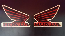 2 x Honda Emblem Schriftzug
