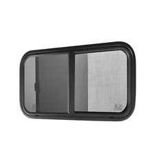 Wohnwagen Fenster Camper Caravan Seitenfenster Wohnmobil Schiebefenster Schwarz