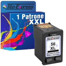 Patrone Black PlatinumSerie für HP 56 XL DeskJet 5652 5655 5850 9650 9670 9680 4