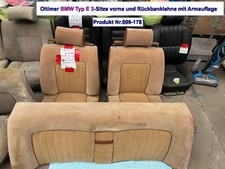 Autositze Oldtimer BMW E 3,Vordersitze+Rückbank mit Rückenlehne klappbar Armlehn