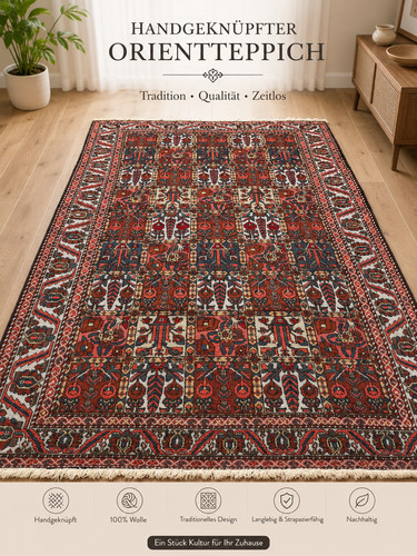 Handgeknüpfter orientteppich - handgeknüpfter,