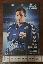 Autogrammkarte Niklas Deske #