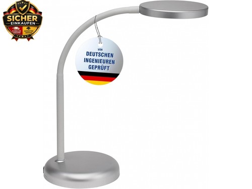 Schreibtischlampe joy silber
