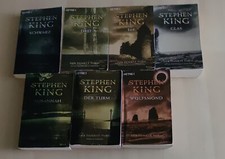 Stephen King Der dunkle Turm Teil 1-7 Schwarz, Drei, tot, Glas, Sammlung, Paket