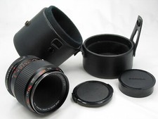 Konica Macro-Hexanon AR Lens 55mm f/3.5 Macro plus Case