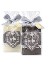 Florex Schafmilchseife Hirsch-Herz in 2 Düften Körperpflege Bio Seife Geschenk