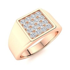 14K Rotgold Rundschliff 0,51