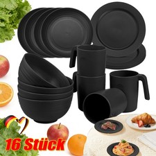 Kunststoff Geschirrset für 4