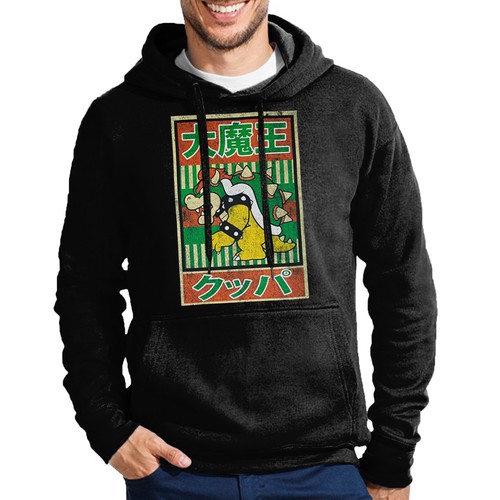 Herren hoodie bowser - herren,