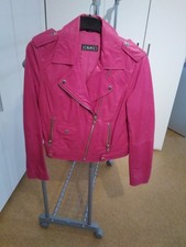 Lederjacke pink 40 - lederjacke, gr.40