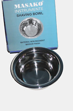Masako hochwertige Rasierschale aus Edelstahl Seifenschale Shaving Lotion Bowl