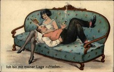 1927 Humorkarte Scherzkarte