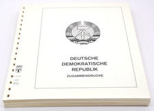 DDR Zusammendrucke Sammlung 1980-1990 auf hochwertigen Lindner-Vordruckblättern