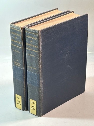 Dictionary americanisms - dictionary, of