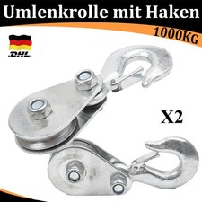 2* Umlenkrolle Seilrolle für
