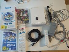 Nintendo Wii Konsole Weiß Wii Sports Resort DJ Hero 1 Kontroller Ray Inductor