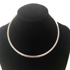 Damenkette Statement Halsreif Silberfarben Modeschmuck Halskette Kurz  Choker