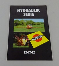 Prospekt / Broschüre Hardi Feldspritzen LX / LY / LZ