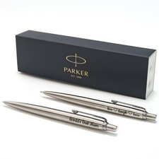 Personalisierter Parker Jotter Kugelschreiber Stift oder Bleistift + Geschenkbox