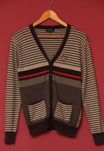 Men lyle scott sweater grey - lyle,