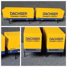 2x  Dachser Intelligent Logistics  7,82m Wechselkoffer  Brücken aus 958134