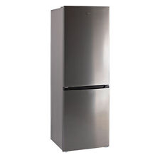 No Frost Kühlschrank Gefrierkombination Gefrierschrank silber 327 L EEK E LED