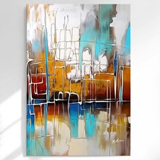 Leinwand Bild Abstrakt Bunt