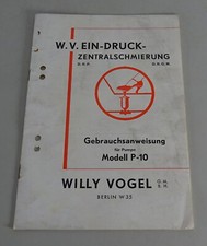 Operating Instructions Willy