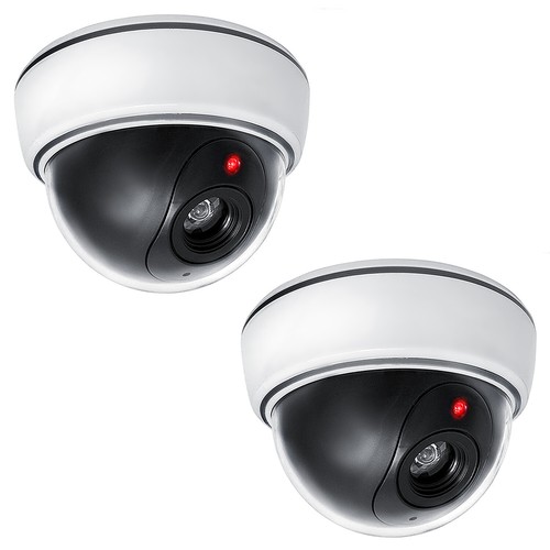 Kamera attrappe led set - 2x,