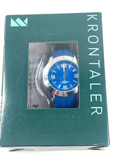 Krontaler Damenuhr 10 ATM Water Resistant blau Neu