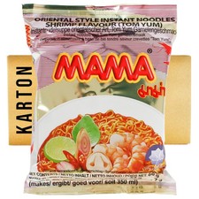 1Karton(30x60g) MAMA Instant Nudelsuppe Tom Yum Shrimp Shrimps Instantnudeln