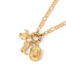 Zara 18K vergoldet Halskette